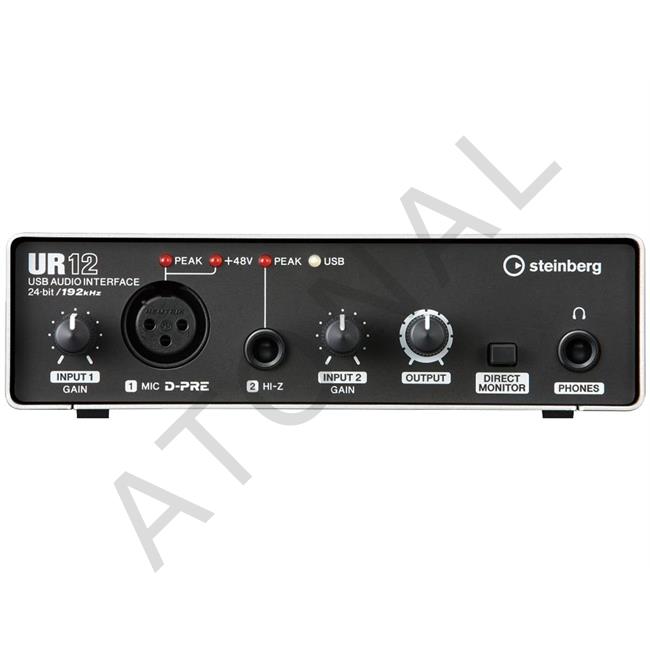 UR12, 1x D-PRE ve 24-bit 192 kHz USB 2.0 ses kartı