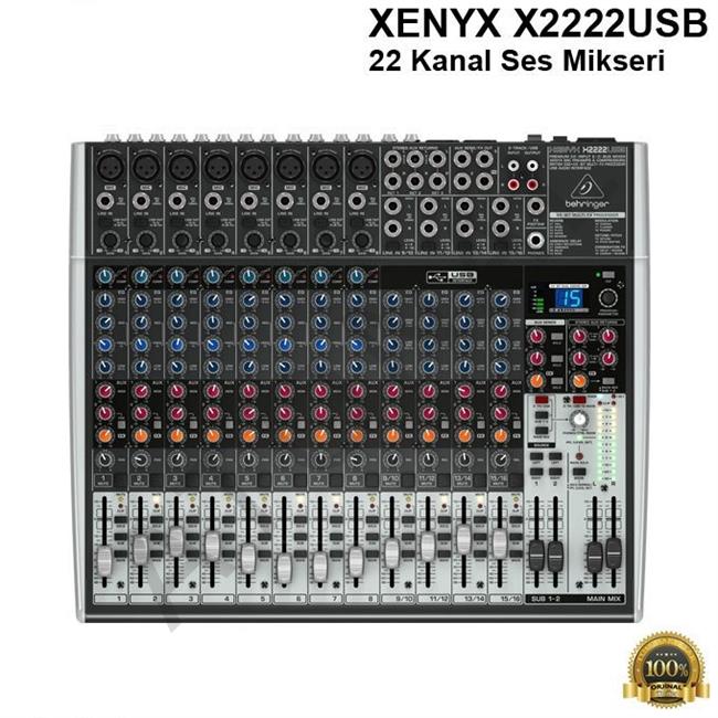 Xenyx X2222USB 22 Kanallı USB Deck Mikser