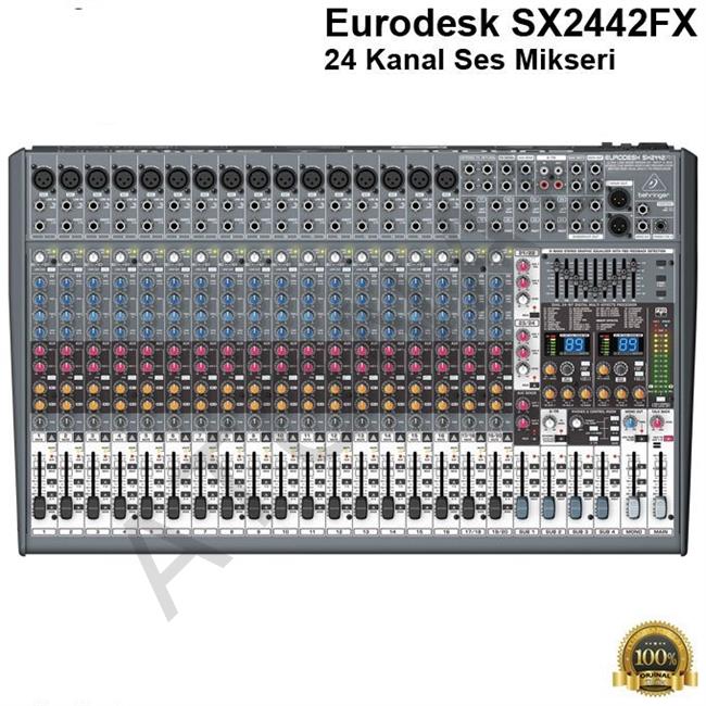  Eurodesk SX2442FX 24 Kanal Ses Mikseri