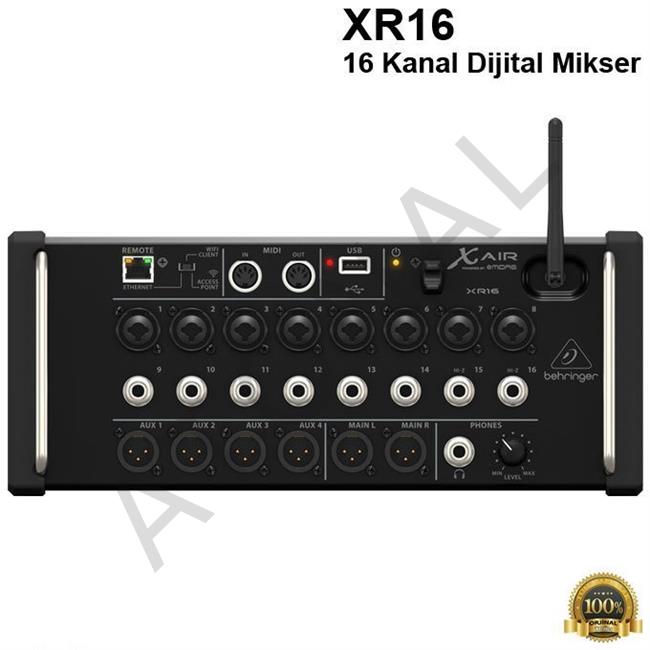 XR16 16 Kanal Dijital Mikser