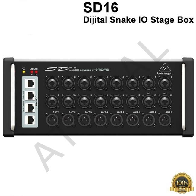 SD16 Dijital Snake IO Stage Box