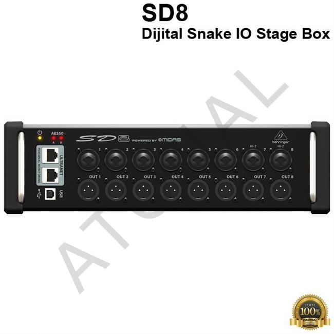 SD8 Dijital Snake IO Stage Box