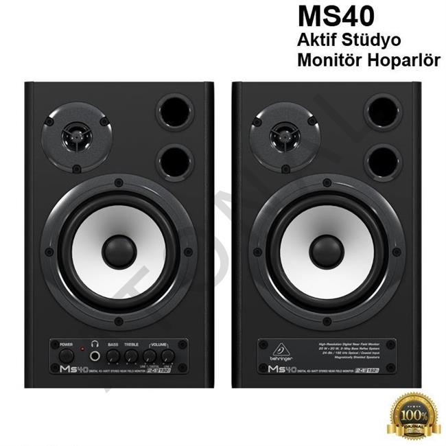 MS40 Aktif Stüdyo Monitör Hoparlör