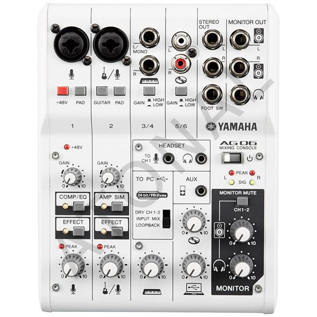 AG06 6 Kanal Usb Analog Mixer