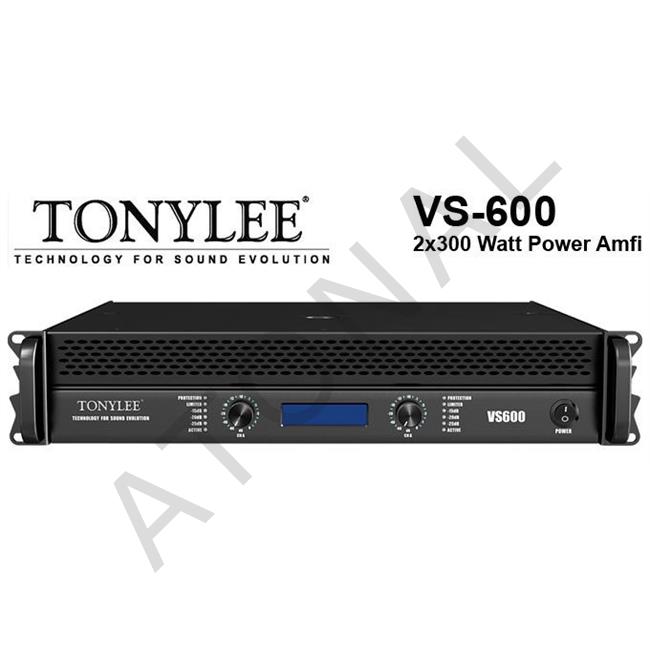 VS-600, 2x300W Güç Amplikatörü
