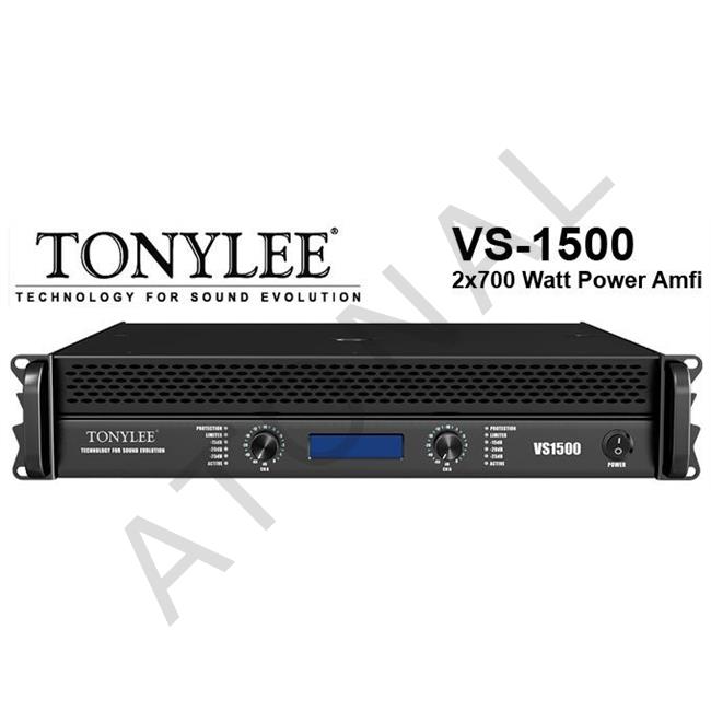 VS-1500, 2x700W Güç Amplikatörü