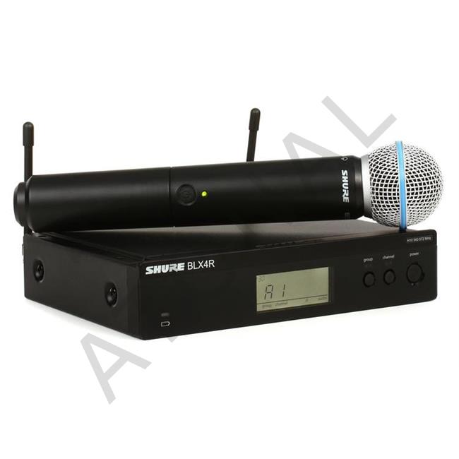 BLX24RE/B58 Rack Tipi Kablosuz BETA 58 kapsül El Mikrofonu