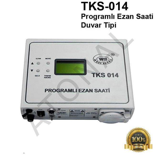 TKS 014 Programlı Ezan Saati Duvar Tipi