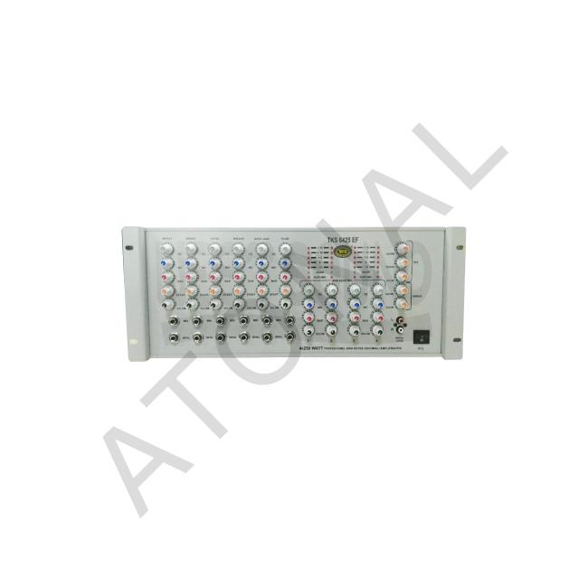 TKS 6425 EF 6 KANAL 4X250W MİKSERLİ AMPLİFİKATÖR