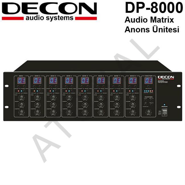 DP-8000 Audio Matrix Anons Ünitesi
