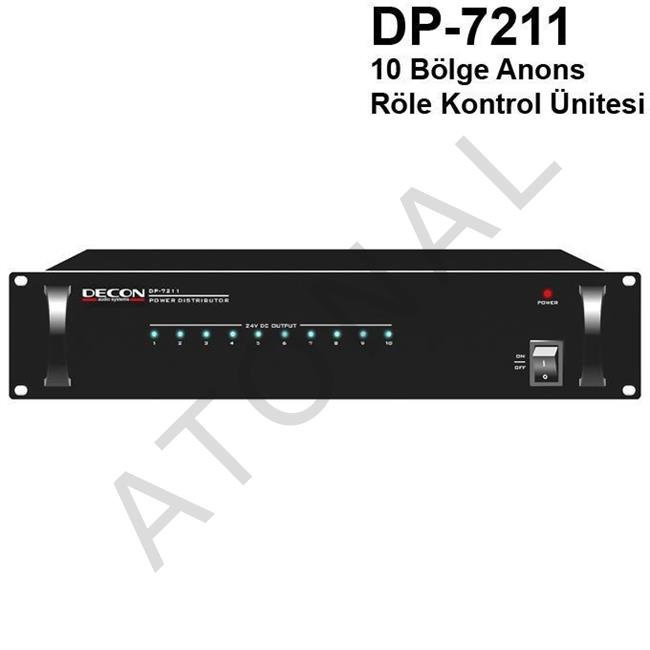 DP-7211 10 Bölge Anons Röle Kontrol Ünitesi