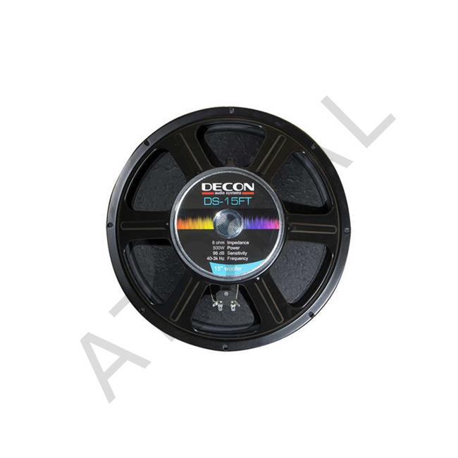 DS 15FT 15 inch 500W/8 ohm Mid/Bas Çıplak Hoparlör