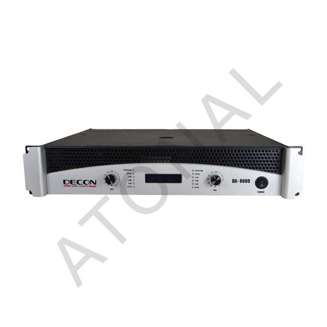 DA-8000 2X800 W 8 OHM - 2X1300 W 4 OHM Power Amplifier