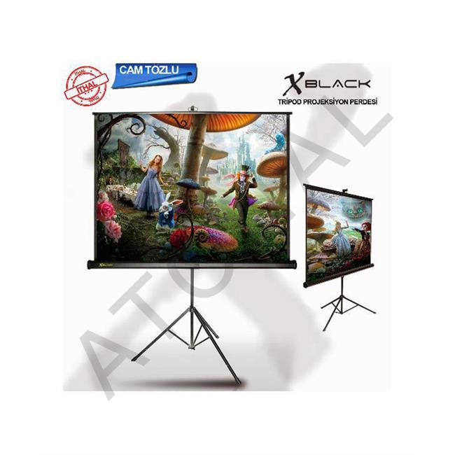 XGT-200 200x200cm Tripod Projeksiyon Perdesi