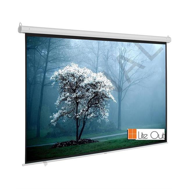 240x200cm Motorlu Kumandalı Projeksiyon Perdesi