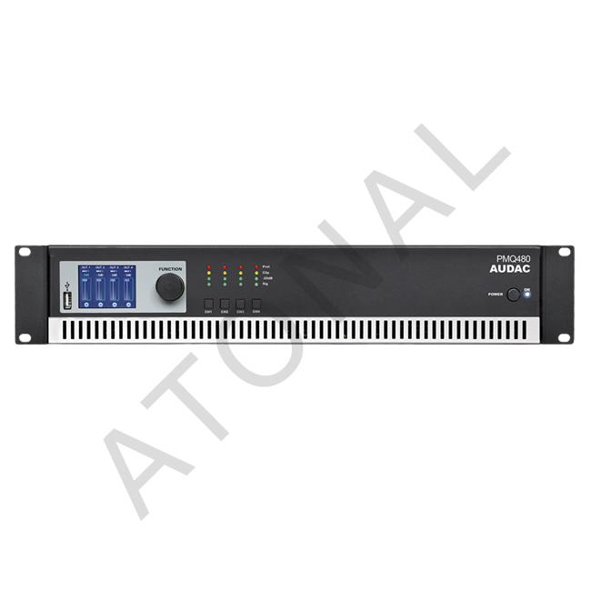 PMQ480  Quad Channel 100V Power Amplifier 4 x 480 W, Class-D