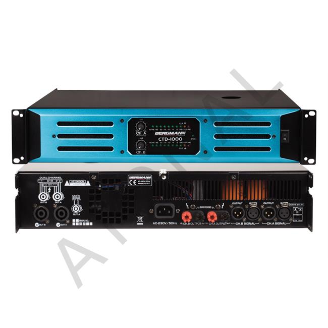 CTD 1300, 2x1300W@8Ω Power Amplifier