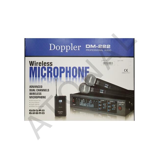 DM 222, Kablosuz UHF İkili Yaka Mikrofonu