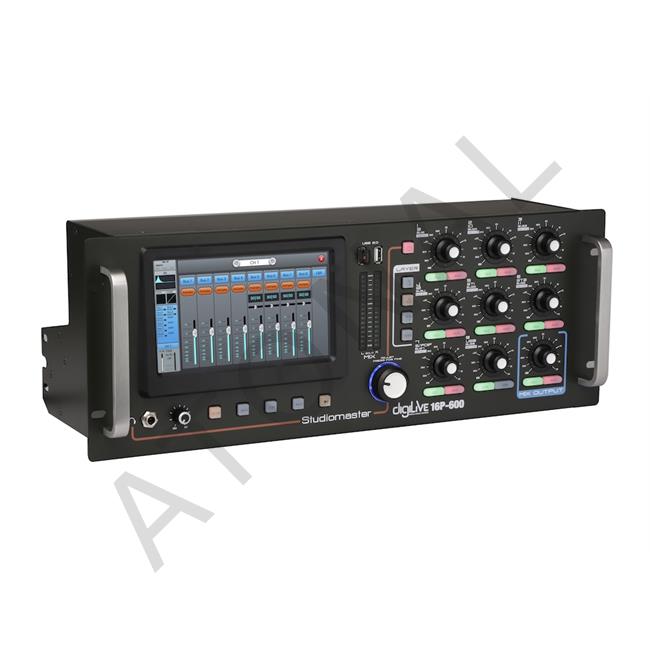 digiLivE 16P-600, Rack Tipi, 4x150W Dijital Seslendirme Mikseri