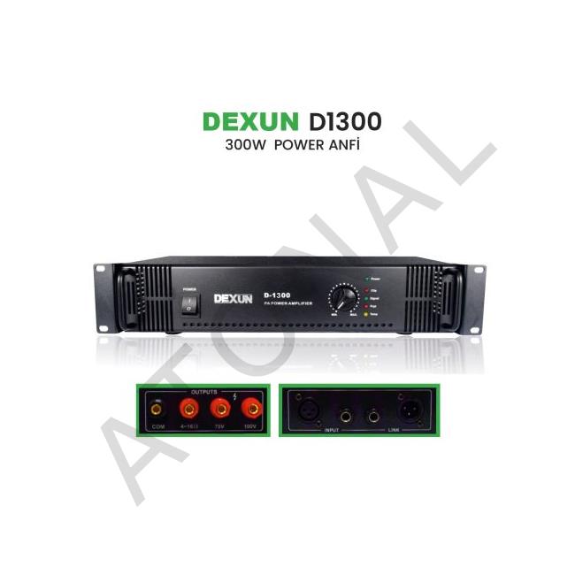 D-1300 70V-100V 300W POWER ANFİ