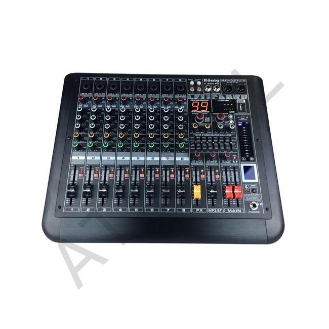 K-804 FX, 8 Kanal Deck Seslendirme Mikseri