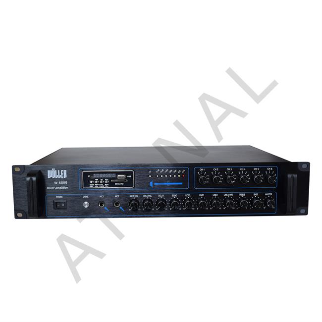 W-6500 6 Bölge Bağımsız Kontrol Amplifikatör