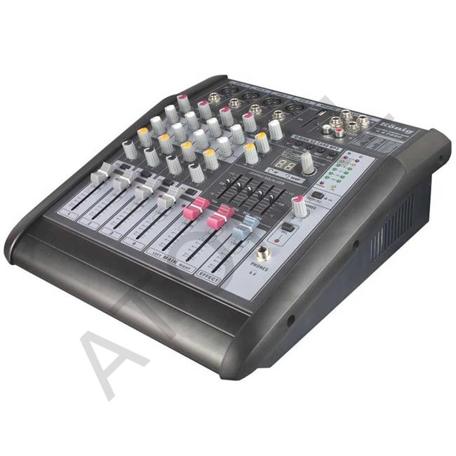 K4 P400 FX, 4 Kanal Power Mixer, 2x200W Usbli