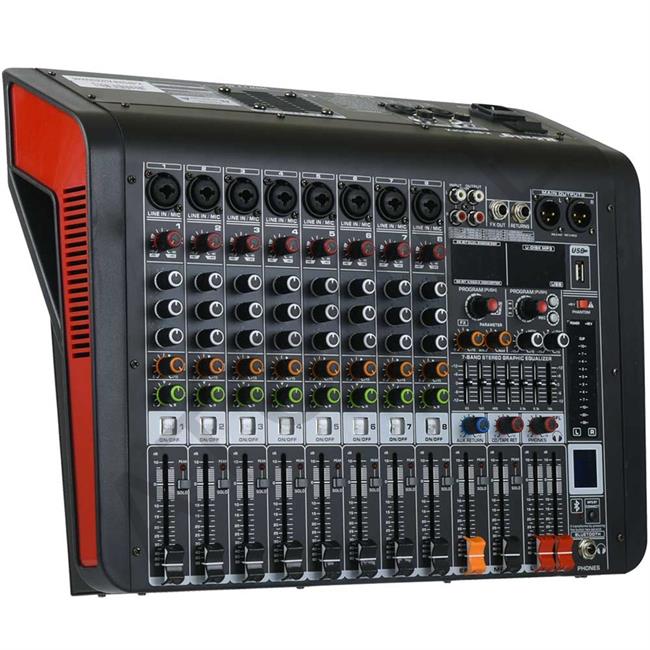K-8P 600FX 2X300W 8 KANAL POWER MIXER