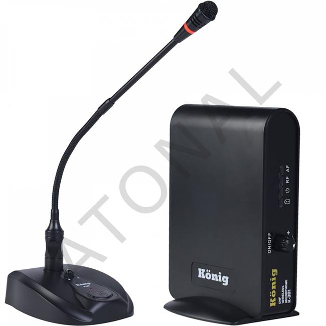 K-301 M Kablosuz UHF Telsiz Masa / Kürsü Mikrofonu