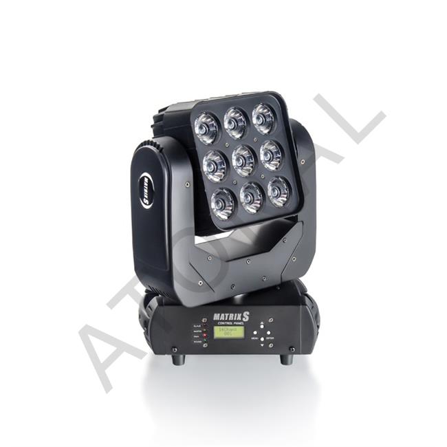 MAGIC MATRIX 9 LED MOVING HEAD (BEAM) 9 x 12W (RGBW)