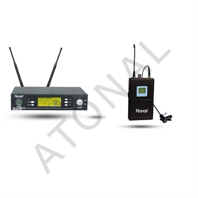  R-1150S UHF Band Tek Kanal Kablosuz Yaka Mikrofon Seti