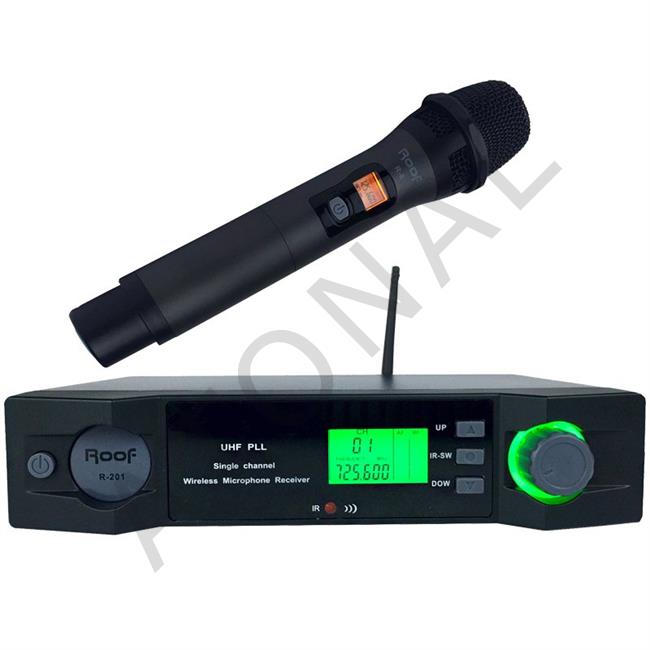 Roof R-201 UHF Kablosuz Telsiz El Mikrofonu