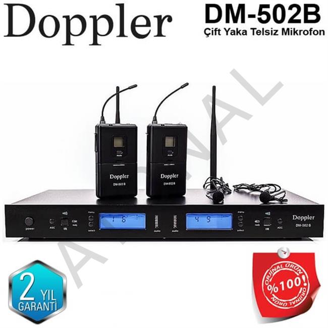  DM-502B Çift Yaka Telsiz Mikrofon