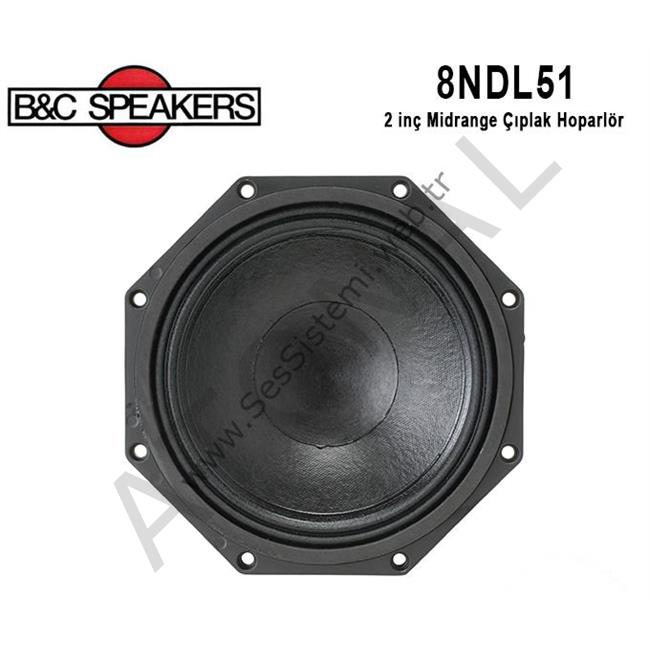  8NDL51 8'' 200/400 Neodymium Mid-Bass Çıplak Hoparlör