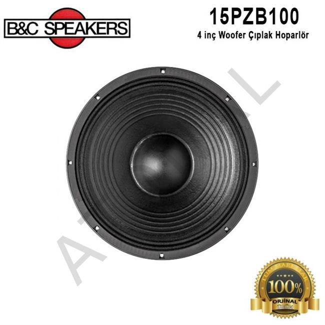  15PZB100 - 15 inç 700/1400W Çıplak Bass Hoparlör