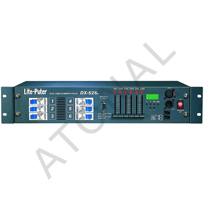 DX 626, 6x20A Dimmer Pack