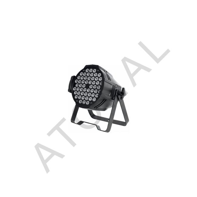 LED ALU PAR 54, 54 x 3W (RGBW) LED PAR