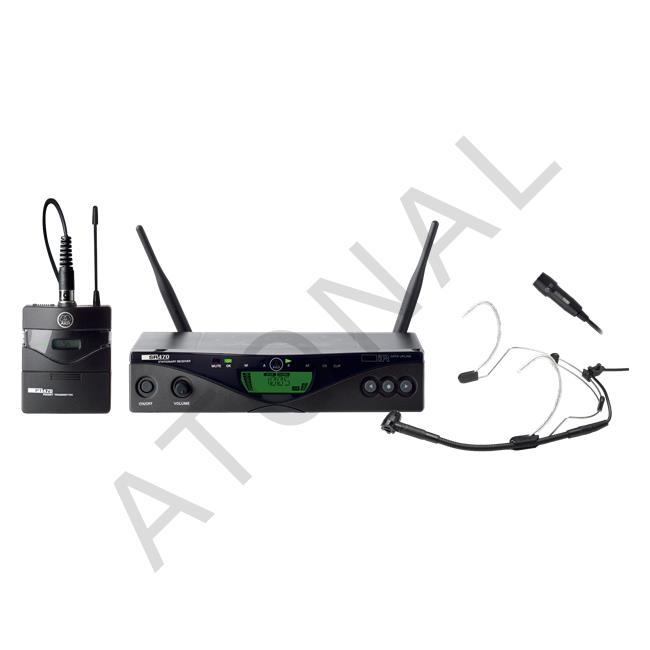 WMS470 PRES SET Band5-A-50MW Kablosuz Yaka + HeadSet Mikrofon Seti