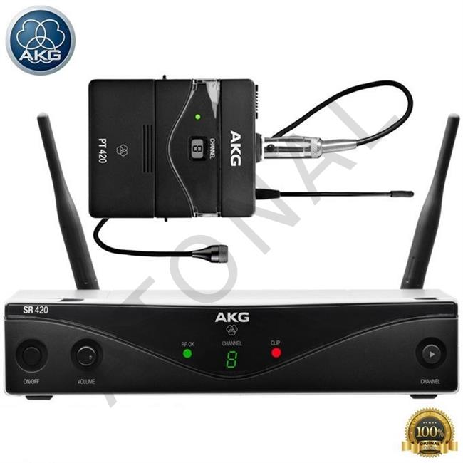 WMS420 PRESENTER SET Band A UHF Yaka Tipi Telsiz Mikrofon