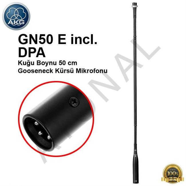 GN50 E DPA Kuğu Boynu 50 cm Kürsü Mikrofonu 