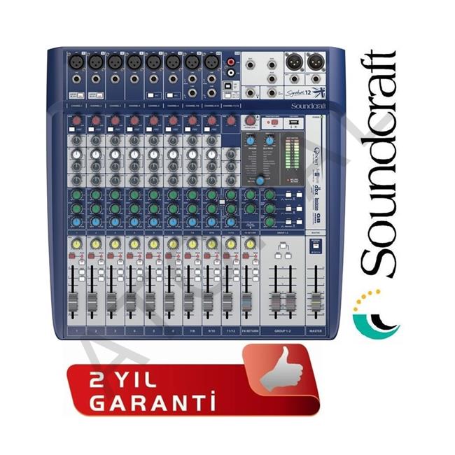 Signature 12 - 12 Girişli, Efekt, Usb Deck Mikser